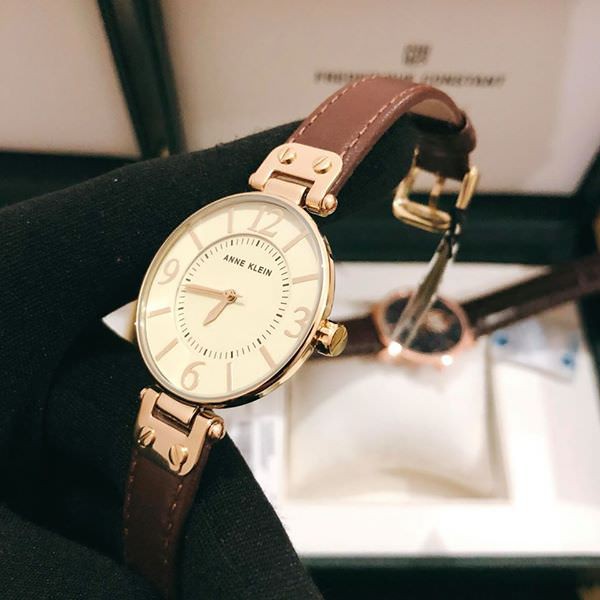 Đồng hồ Anne Klein Nữ 109442CHHY Gold-Tone Champagne Dial