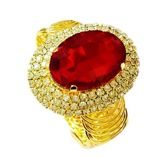 Vòng Tay Đính Đá Ruby Toàn Bộ