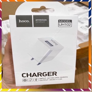 Củ Sạc iphone, Cốc Sạc HOCO UH102 Chính Hãng Cao Cấp - Hỗ trợ sạc nhanh - Sạc iPhone Android 5V/1A