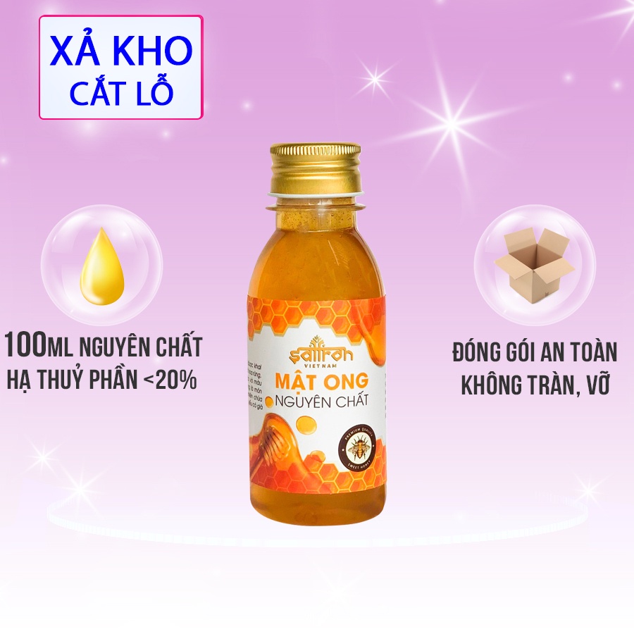 Mật ong nguyên chất nuôi tự nhiên Hũ 100ml