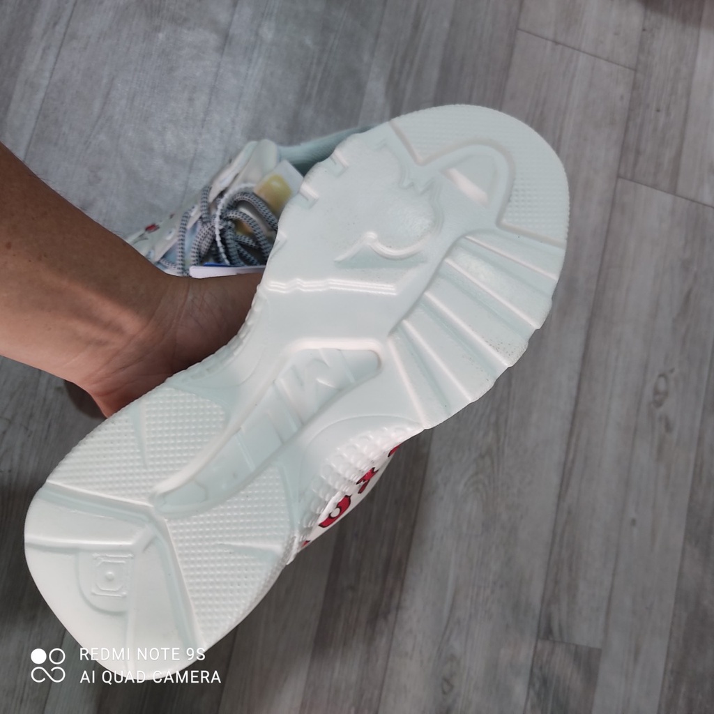 Giày thể thao sneaker nam nữ màu trắng BOSTON NY LA ( HÀNG HỘP)