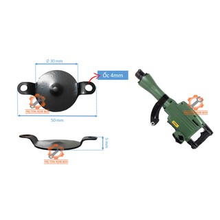nắp sắt bảo vệ ổ than máy đục 30ly - set 4 cái