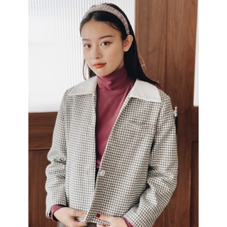 Áo blazer dạ form ngắn KU57