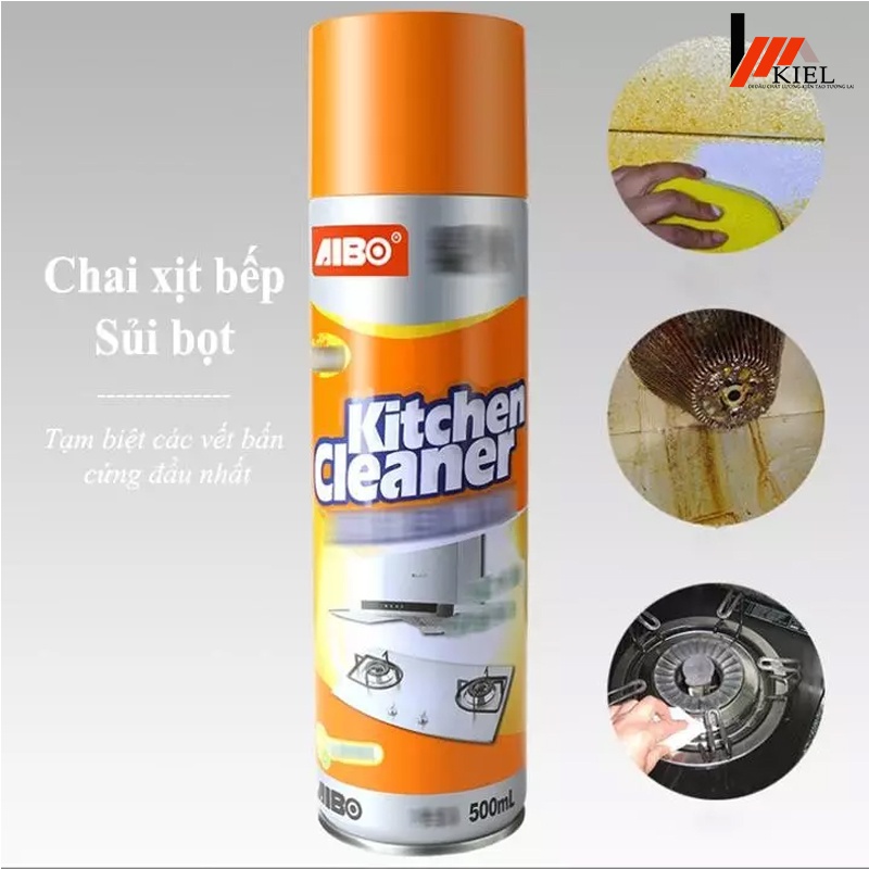 Chai xịt tẩy rửa đa năng  Kitchen Cleaner tẩy rửa nhà bếp sạch bóng, đánh bay dầu mỡ.