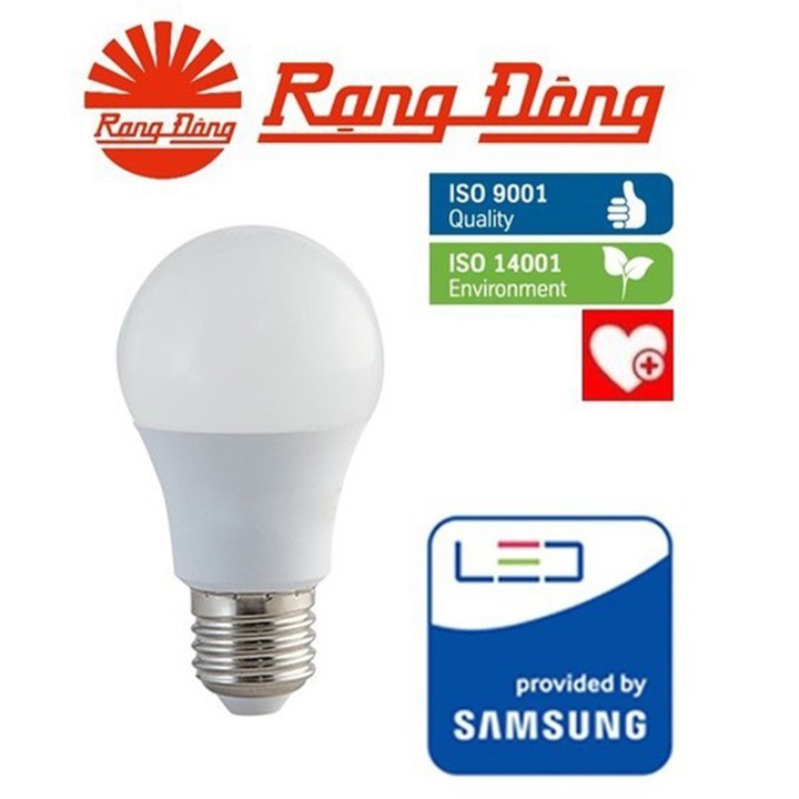 Bóng đèn LED Rạng Đông 3W - 5W - Chip LED SAMSUNG , bóng đèn led đuôi ren xoáy E27