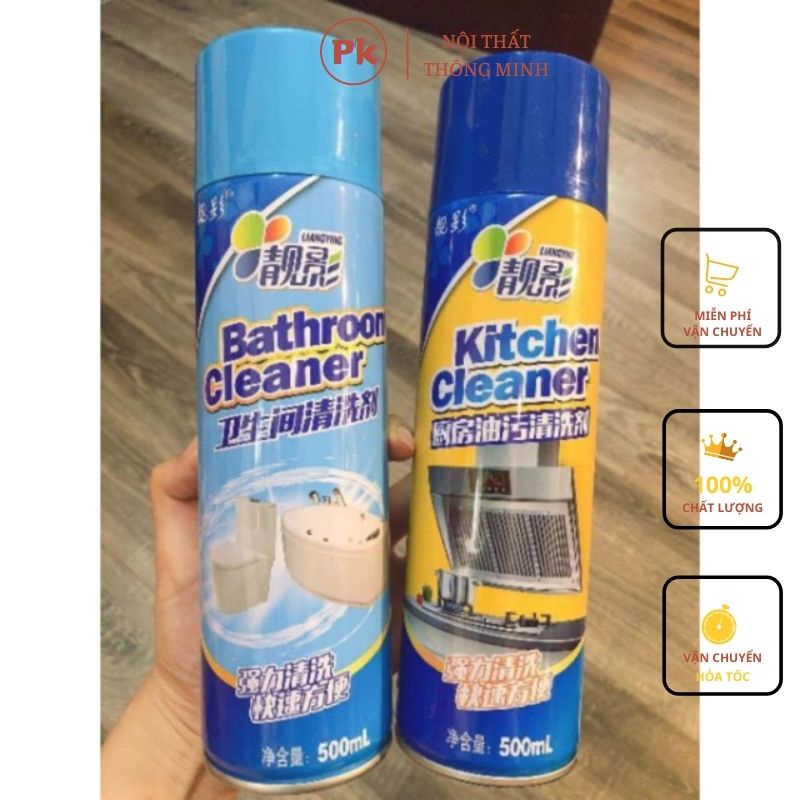 Chai xịt bọt tuyết tẩy rửa đa năng 500ml