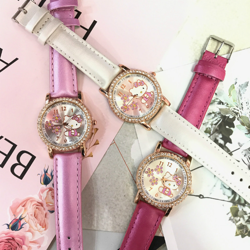 Đồng Hồ Đeo Tay Mặt Hình Hello Kitty Cho Bé | BigBuy360 - bigbuy360.vn