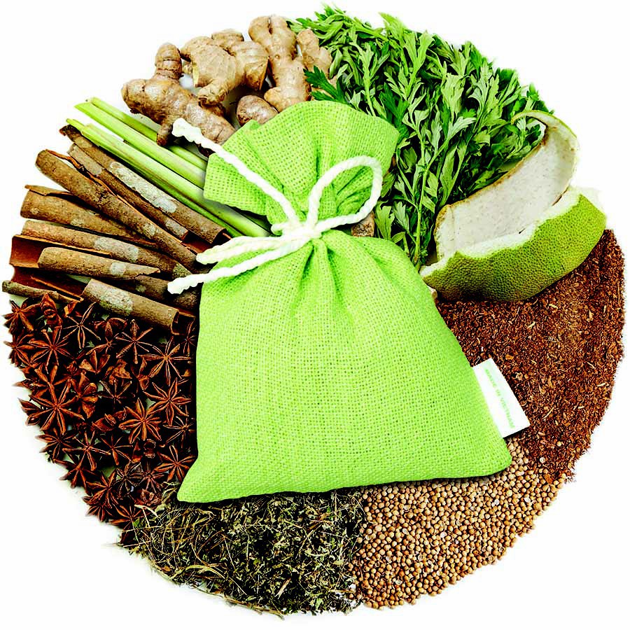 Túi thơm thảo dược cho xe hơi
