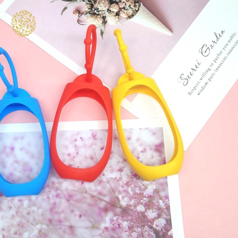 (Hàng Mới Về) Hộp Đựng Nước Rửa Tay Bằng Silicone Khử Trùng 50ml Dễ Mang Theo