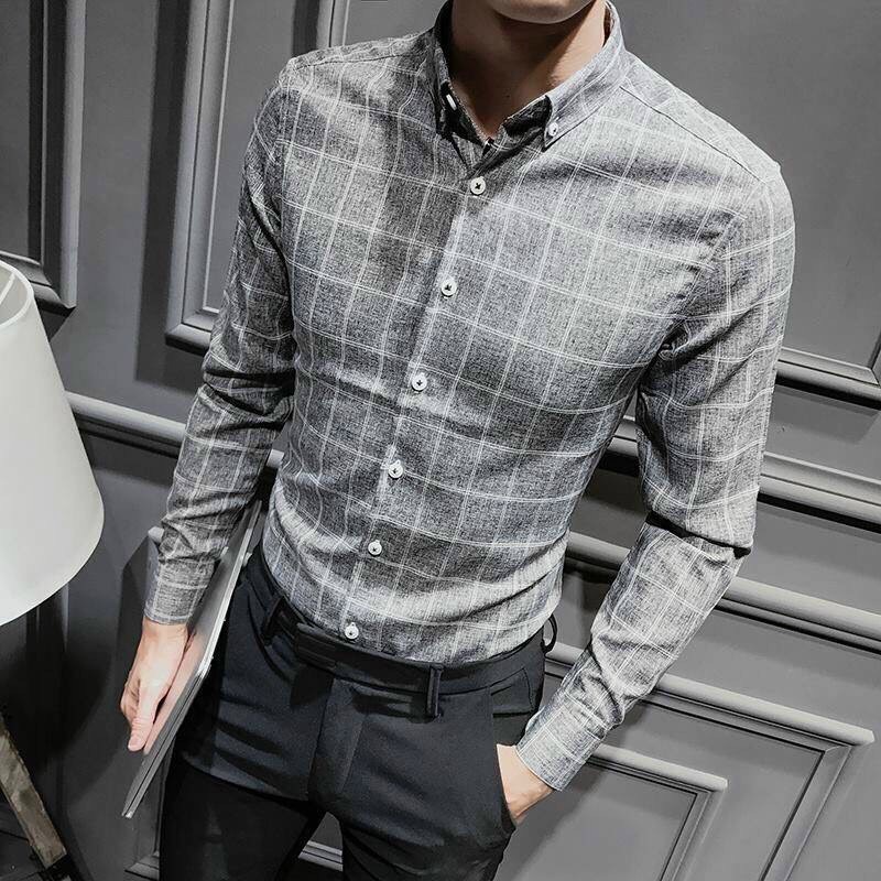 Áo Sơ Mi Nam Đũi Kẻ Sọc Caro Cực Đẹp | BigBuy360 - bigbuy360.vn