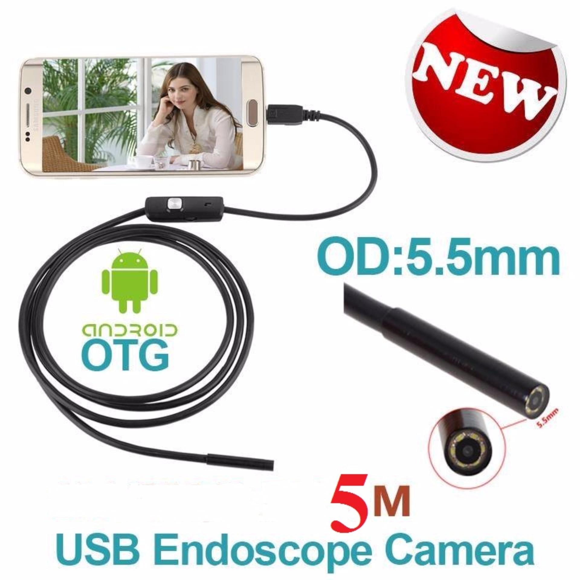 Camera Nội Soi Kết Nối điện Thoại, Nội Soi Cổ Họng, Soi Tai, Mũi, Họng Lấy Ráy Tai Full Hd Cho Hình ảnh Sắc Nét