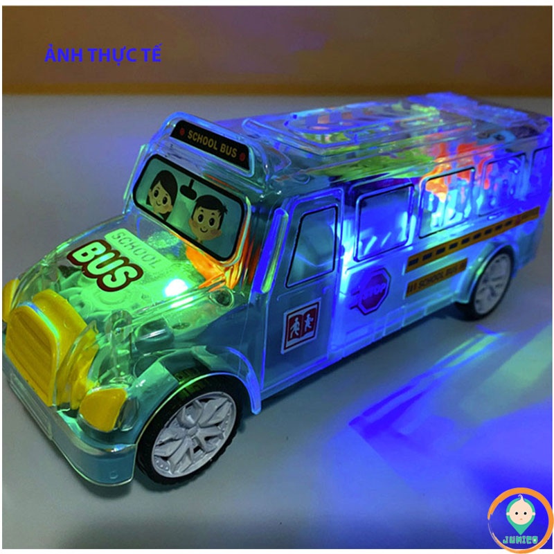Đồ chơi trẻ em ô tô xe bus cho bé phát triển trí tuệ thông minh JUMICO BUS