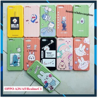 Ốp lưng vali hoạt hình cute dành cho OPPO A3S / A5/ Realme C1