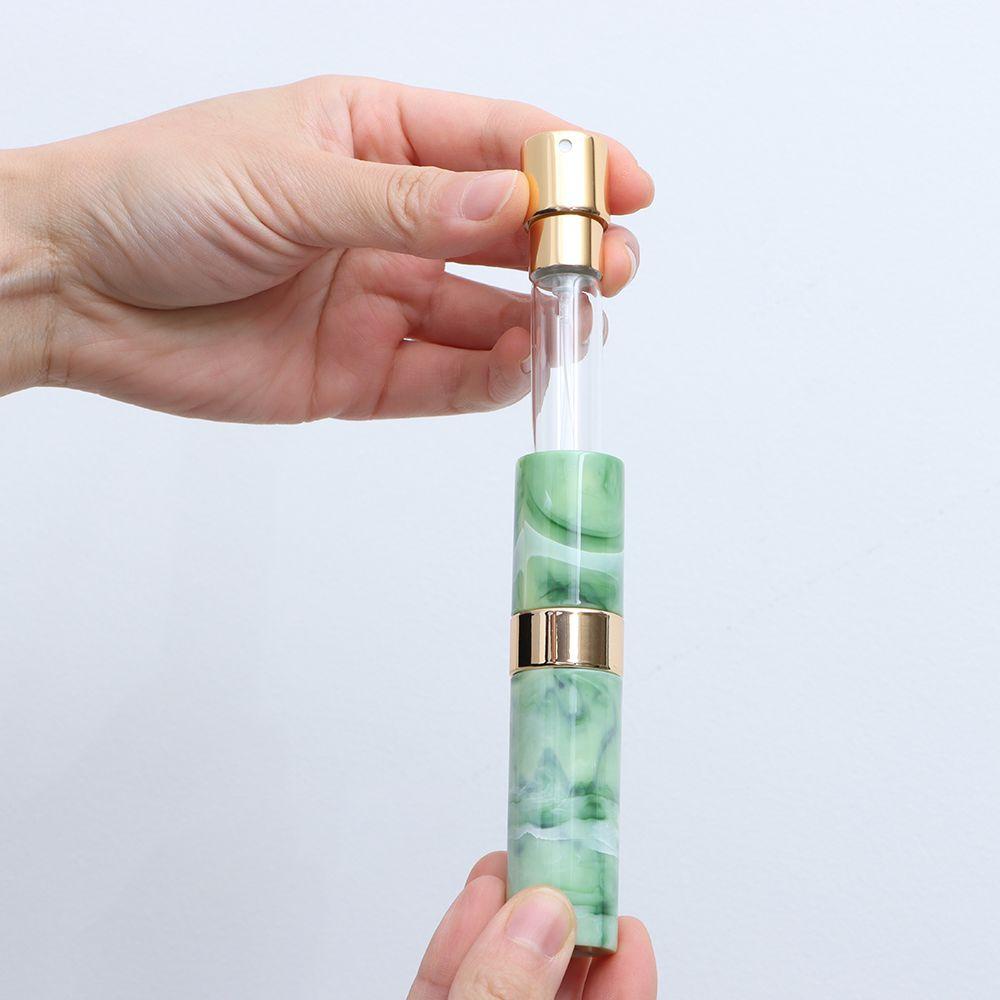 KENT1 Perfume Atomizer Bottles Empty Portable Marble Pattern Mini Size