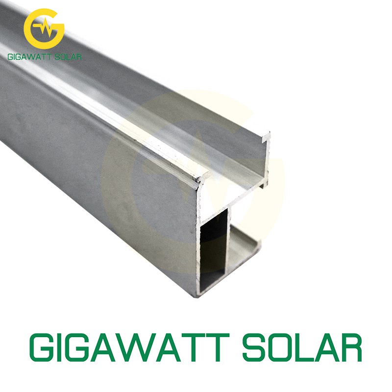 Thanh rail nhôm lắp pin năng lượng mặt trời 4.2m