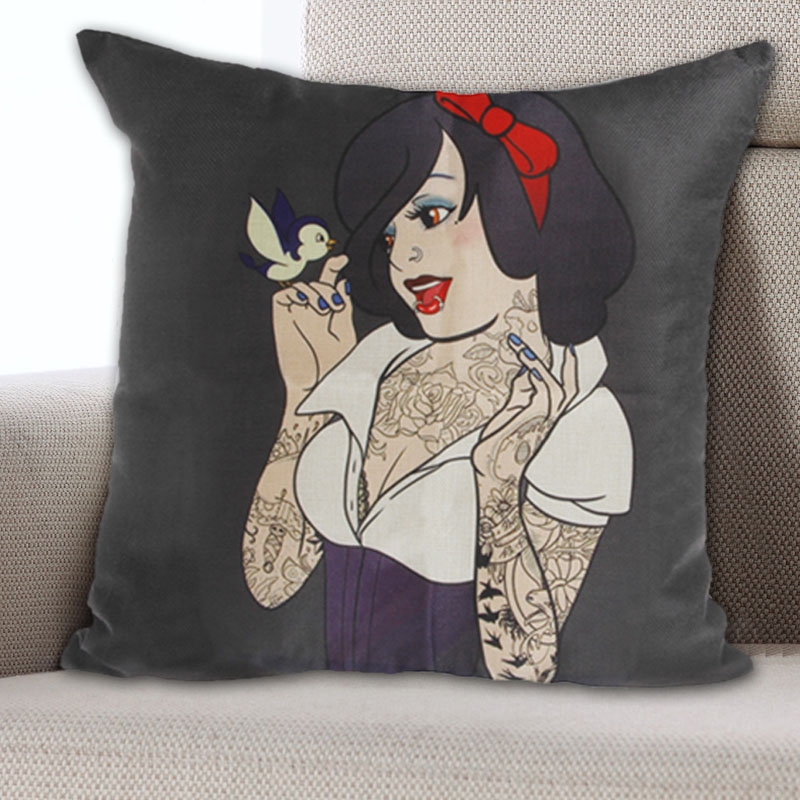 ☀READY STOCK 45x45cm Princess Linen Cushion Cover Pillow Decorative Sofa Bedroom Home Decor