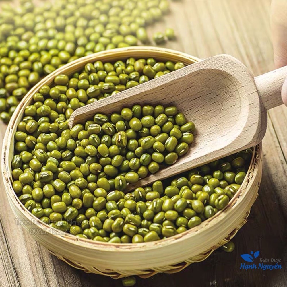 Đậu xanh nguyên vỏ 100g (Đỗ xanh loại 1, thơm bở, nấu chè, nấu chào) - Thảo Dược Hạnh Nguyên