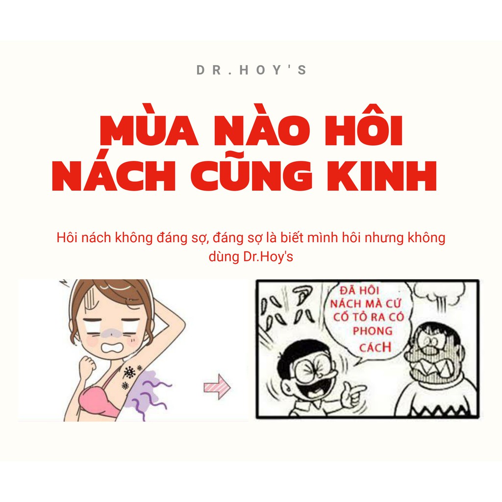 Khử mùi hôi chân, hôi nách thảo dược Dr.hoy's