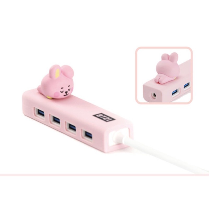 ROYCHE x BT21 COOKY BABY Figure USB Hub - Bộ chia cổng usb BT21