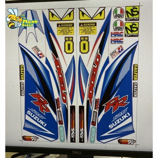 Ten rời xe axelo trắng xanh gp