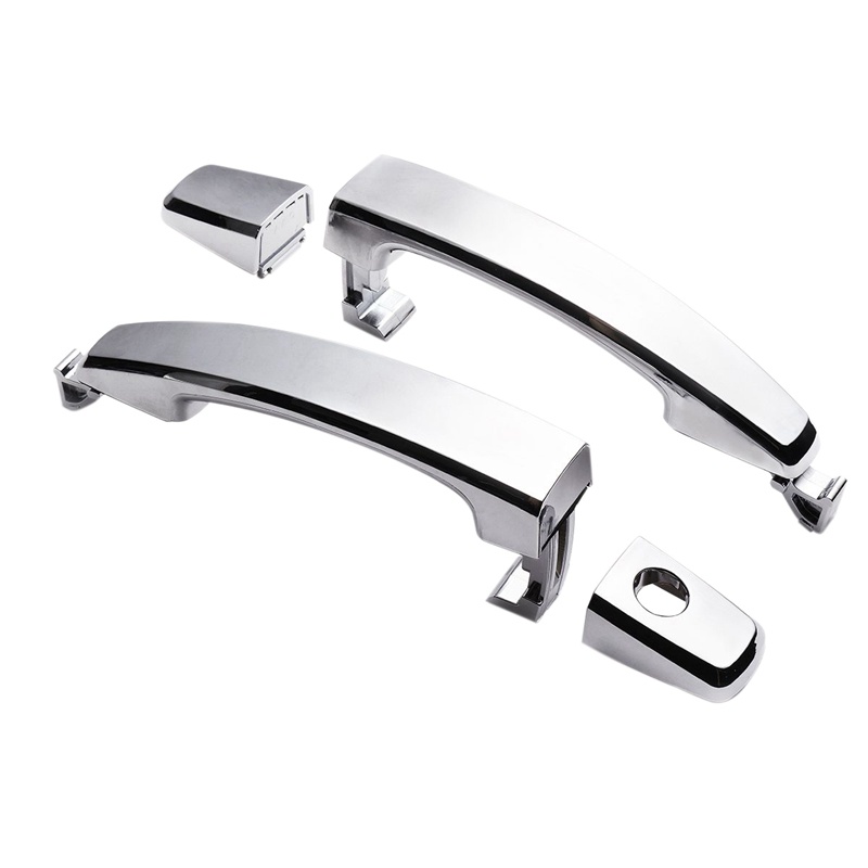Bộ 2 Tay Nắm Cửa Trái / Phải Phía Trước / Sau Bằng Crom abs Cho Xe chevrolet captiva sport / aveo / saturn