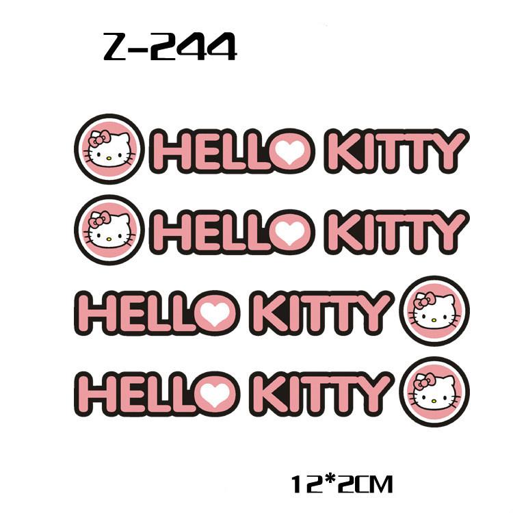 Sticker Hello Kitty Dán Trang Trí Xe Hơi