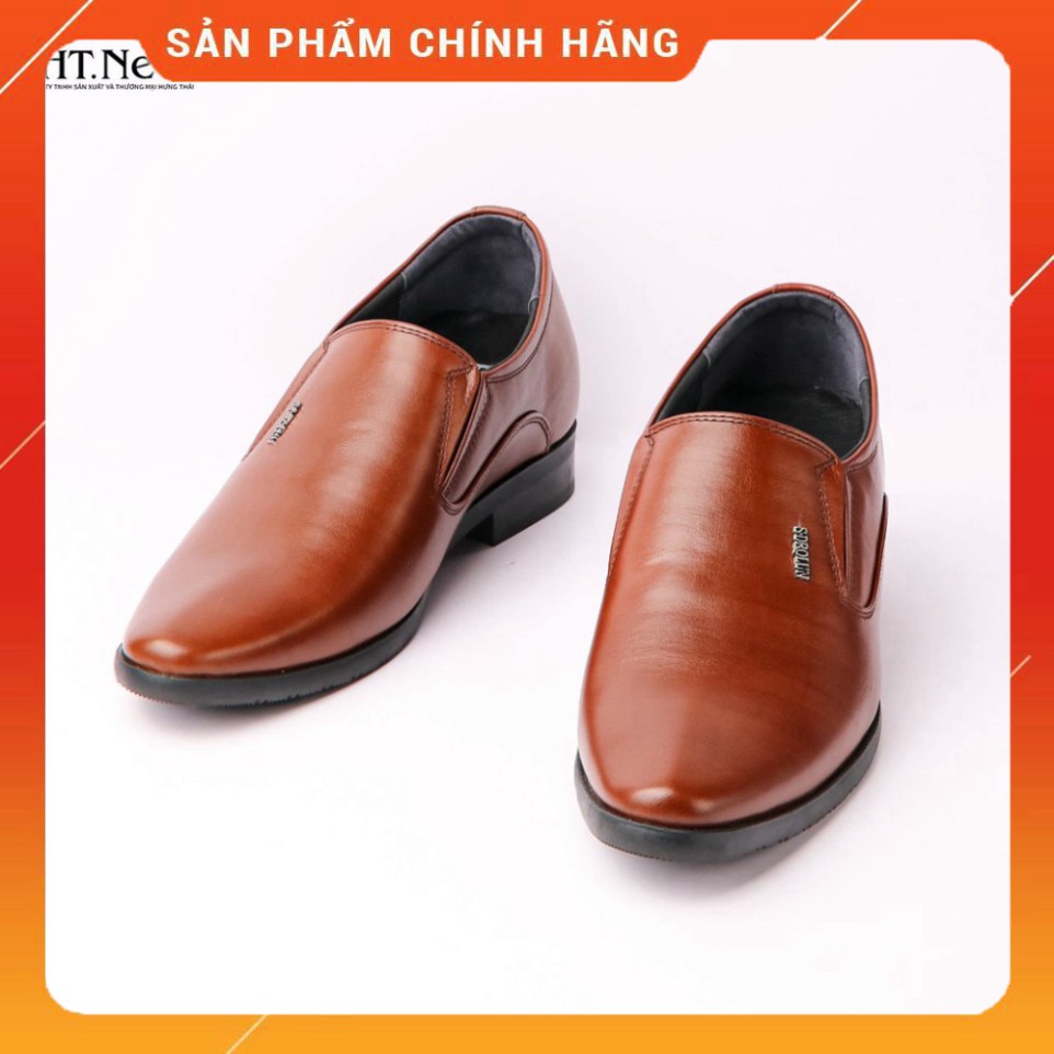 Giày da nam-giày độn đế nam cao cấp HT.NNEO kiểu dáng sang trọng ,lịch thiệp,đế độn tăng chiều cao 7 phân DD23