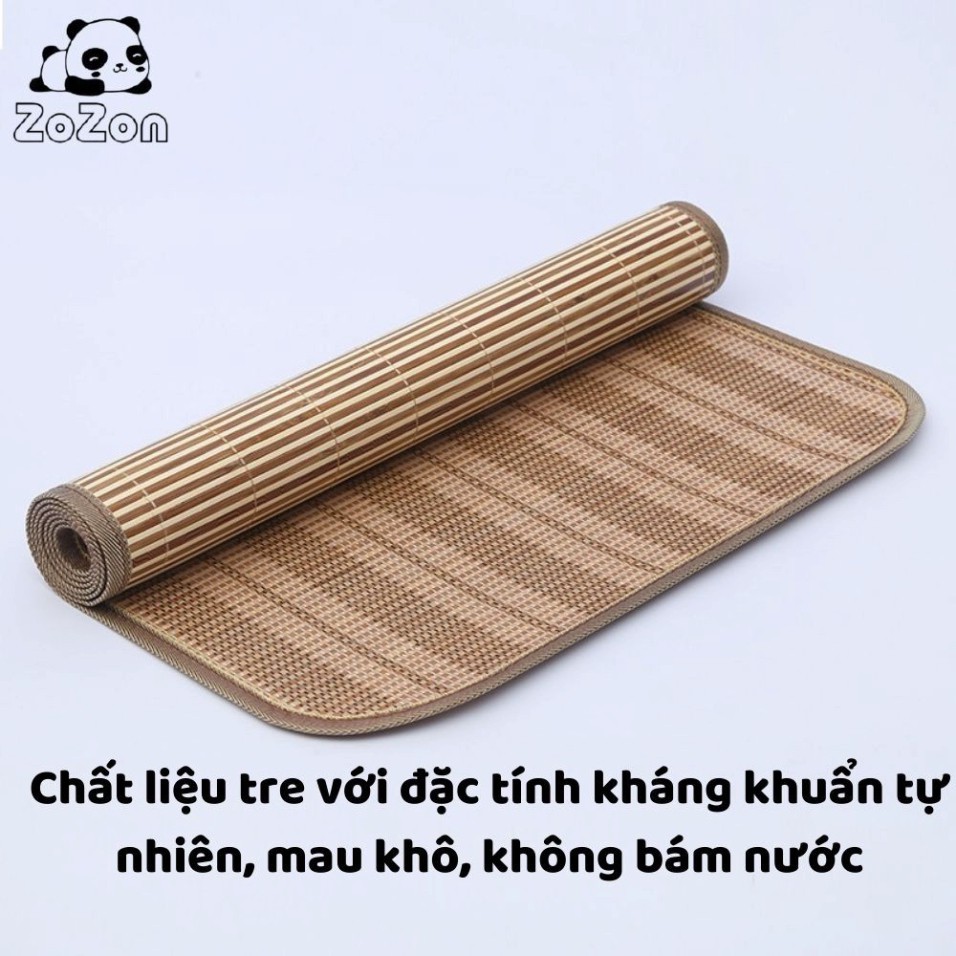 Chiếu trúc tre cao cấp Thái Lan cho bé, Chiếu mùa hè tăm tre trải nôi cũi cho bé nằm siêu mát, thấm thoát mồ hôi cực tốt