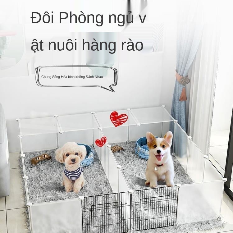 Hàng rào cho chó chuồng trong nhà Cỡ nhỏ và vừa Teddy Hộ gia đình cách ly Cửa bảo vệ vật nuôi <