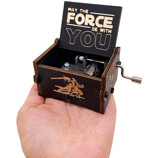 Hộp Nhạc Chiến Tranh Giữa Các Vì Sao ( Star Wars) - Hộp Nhạc Gỗ Cơ Quay Tay Mini & Cổ Điển