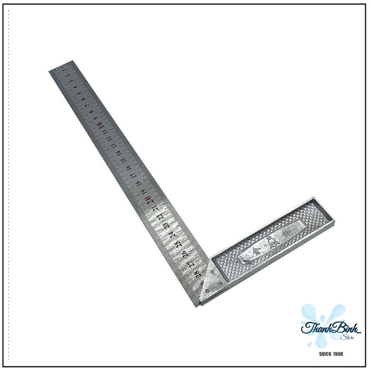 THƯỚC EKE ĐO VUÔNG GÓC CÁN NHÔM LOẠI TỐT- DÀI 30CM