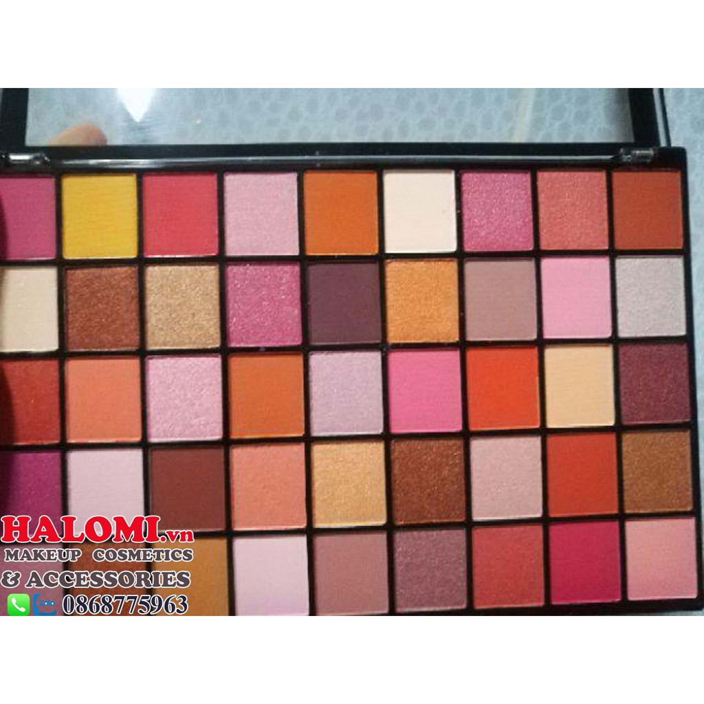 Bảng Phấn Mắt Revolution Maxi 45 ô màu chuẩn makeup chính hãng HALOMI