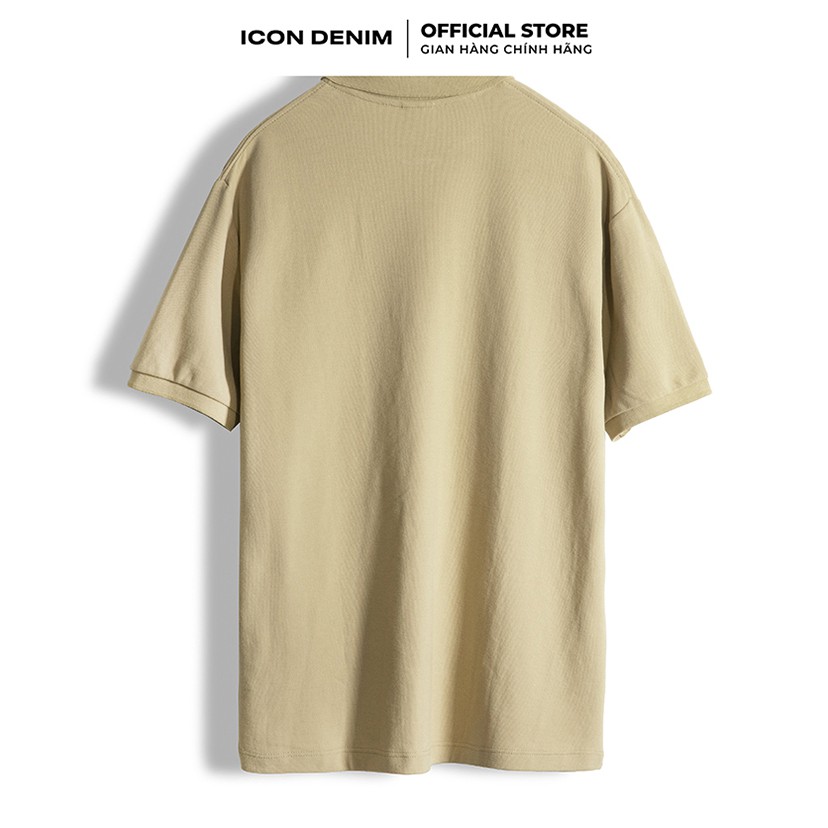 Áo Polo Nam Tay Ngắn ICON DENIM Oversize Bo Thun | BigBuy360 - bigbuy360.vn