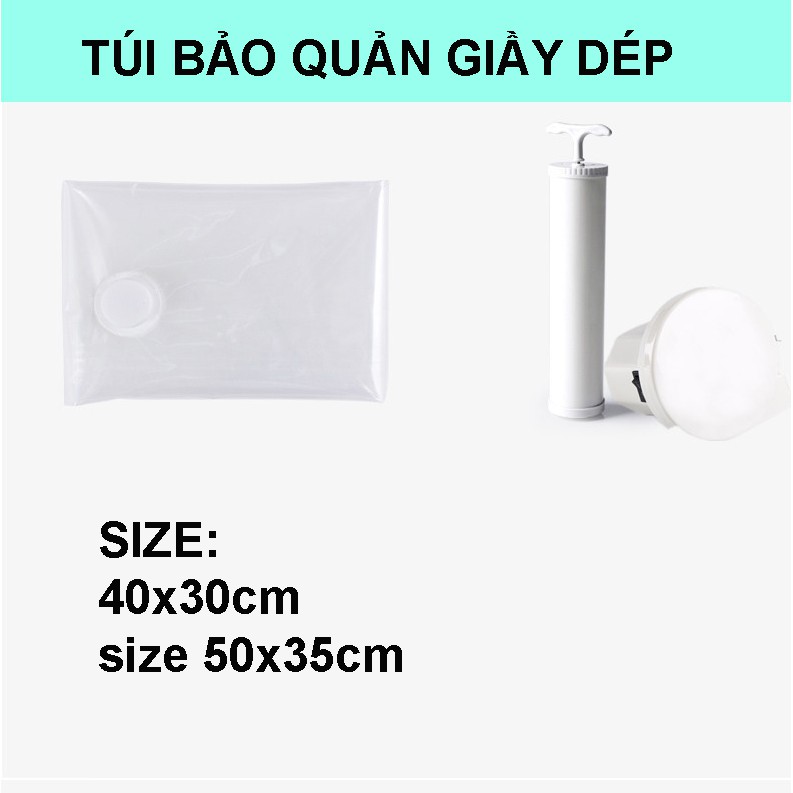 TÚI HÚT CHÂN KHÔNG BẢO QUẢN GIẦY DÉP TÚI XÁCH - CHỐNG NẤM MỐC - DR.STORAGE - TẶNG KÈM TÚI THƠM