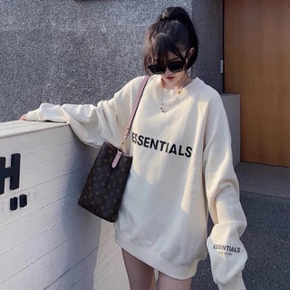 Áo SWEATER nỉ ngoại ESSENTIAL [5 hình đầu ảnh thật 100%]