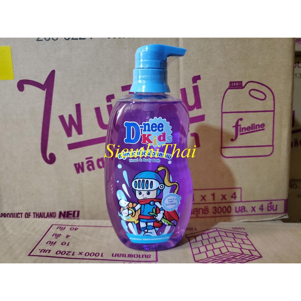 Sữa Tắm và gội Dnee Kids chai 400ML toàn Thân Cho Bé Thái Lan