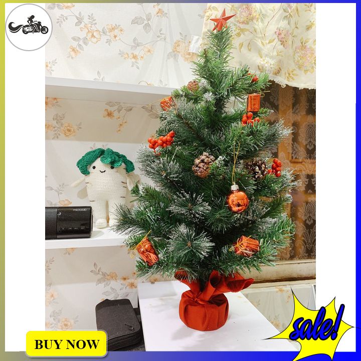 Cây thông noel mini 3 loại lá đủ size 40cm, 60cm, 77cm dùng trang trí bàn làm việc, phòng ngủ, không gian nhỏ...