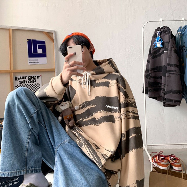 Áo hoodie nỉ unisex form rộng ulzzang thời trang cá tính phong cách Hàn Quốc