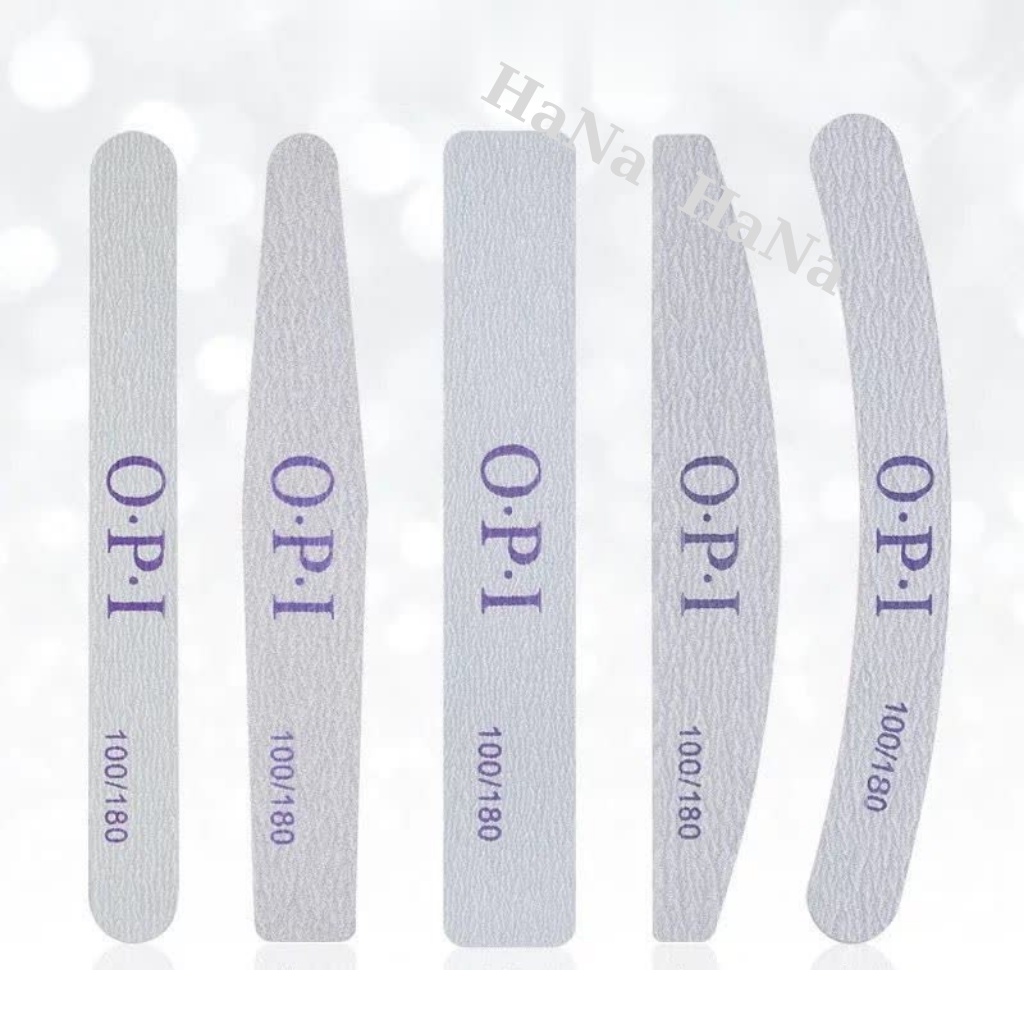 Dũa móng OPI - loại dày đủ 5 hình chuyên dụng cho dân làm móng