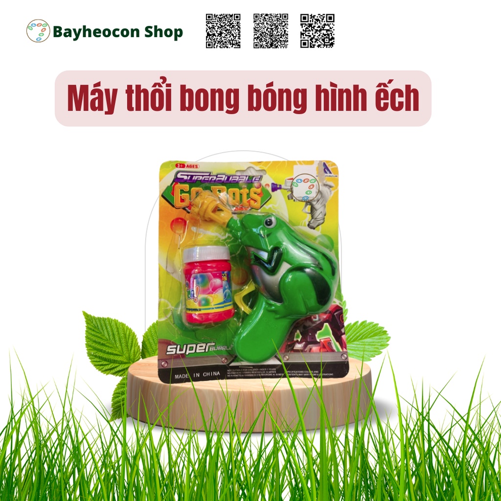 Súng Thổi Bong Bóng Xà Phòng Tự Động Hình Thú