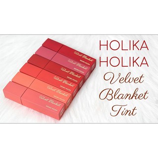 Son kem lỳ holikaholika velvet blanket tint