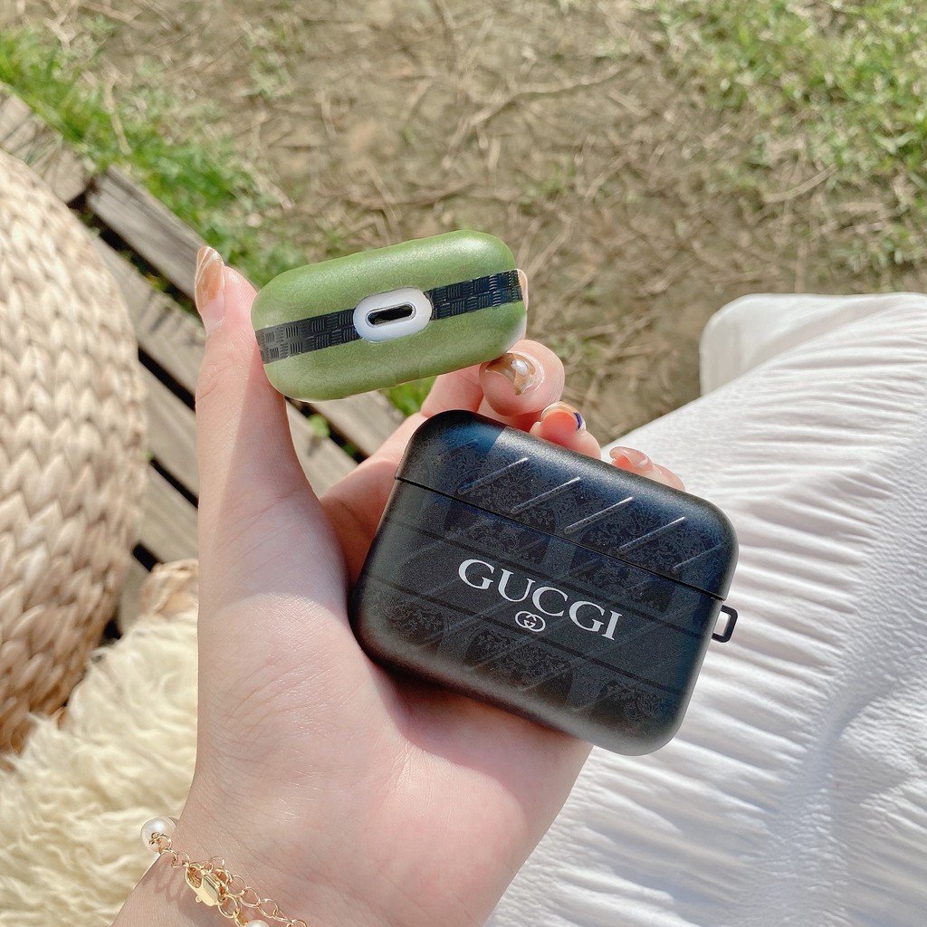 Vỏ Bảo Vệ Hộp Đựng Tai Nghe Airpod Pro In Họa Tiết Gucci Cá Tính