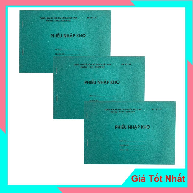 Phiếu nhập kho 1 liên A5 (13X19cm)