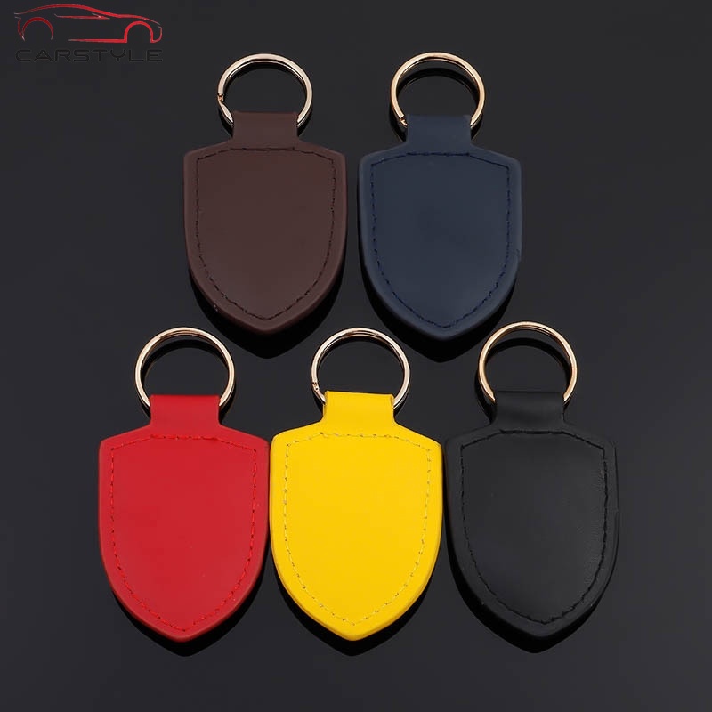 Ốp bảo vệ chìa khóa điều khiển từ xa bằng da thật cho xe ô tô 718 911 macan Porsche