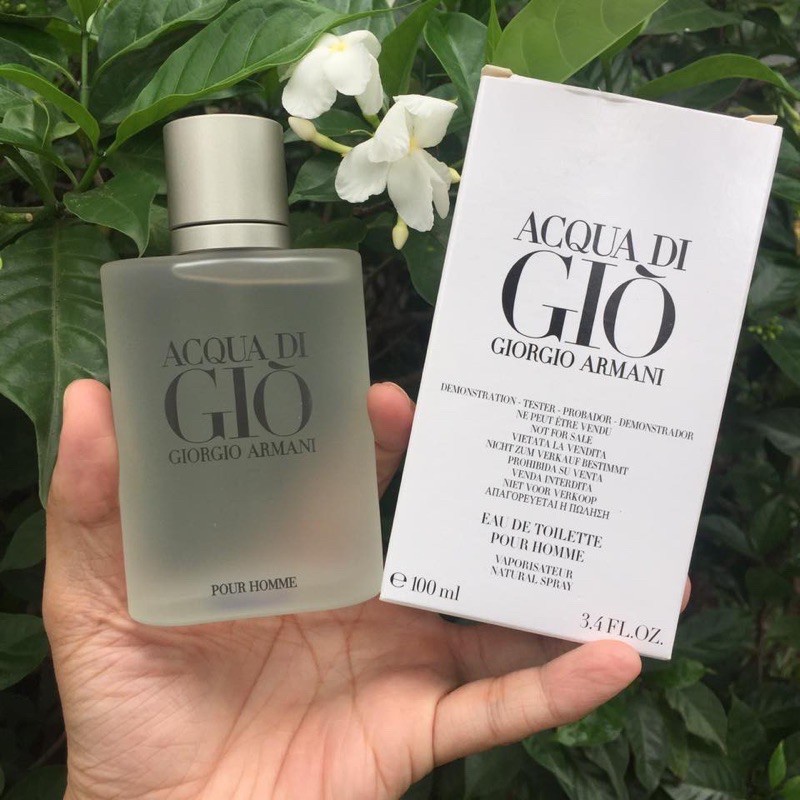 Nước Hoa Nam Armani Acqua Di Gio Pour Homme EDT 100ml - Dầu Thơm Giò Trắng Đẳng Cấp Phái Mạnh