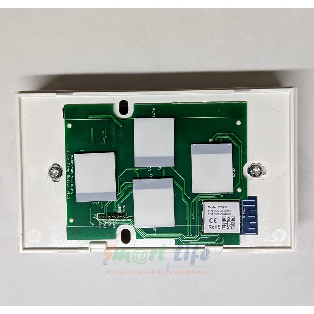 Đế nổi Sino gắn ngoài cho công tắc thông minh Tuyasmart