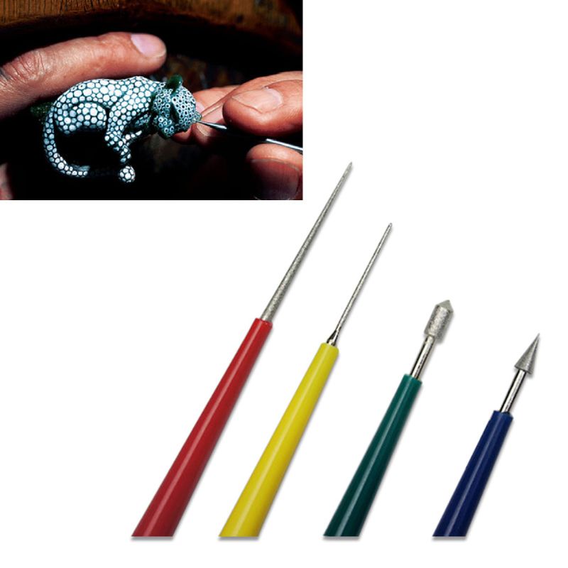 Set 4 Dụng Cụ Hỗ Trợ Làm Đồ Trang Sức Thủy Tinh / Hạt Cườm Ngọc Trai