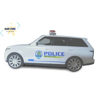 XE Ô TÔ CẢNH SÁT TỰ CHẠY, CÓ ĐÈN & ÂM THANH SÔI ĐỘNG (Dùng pin)