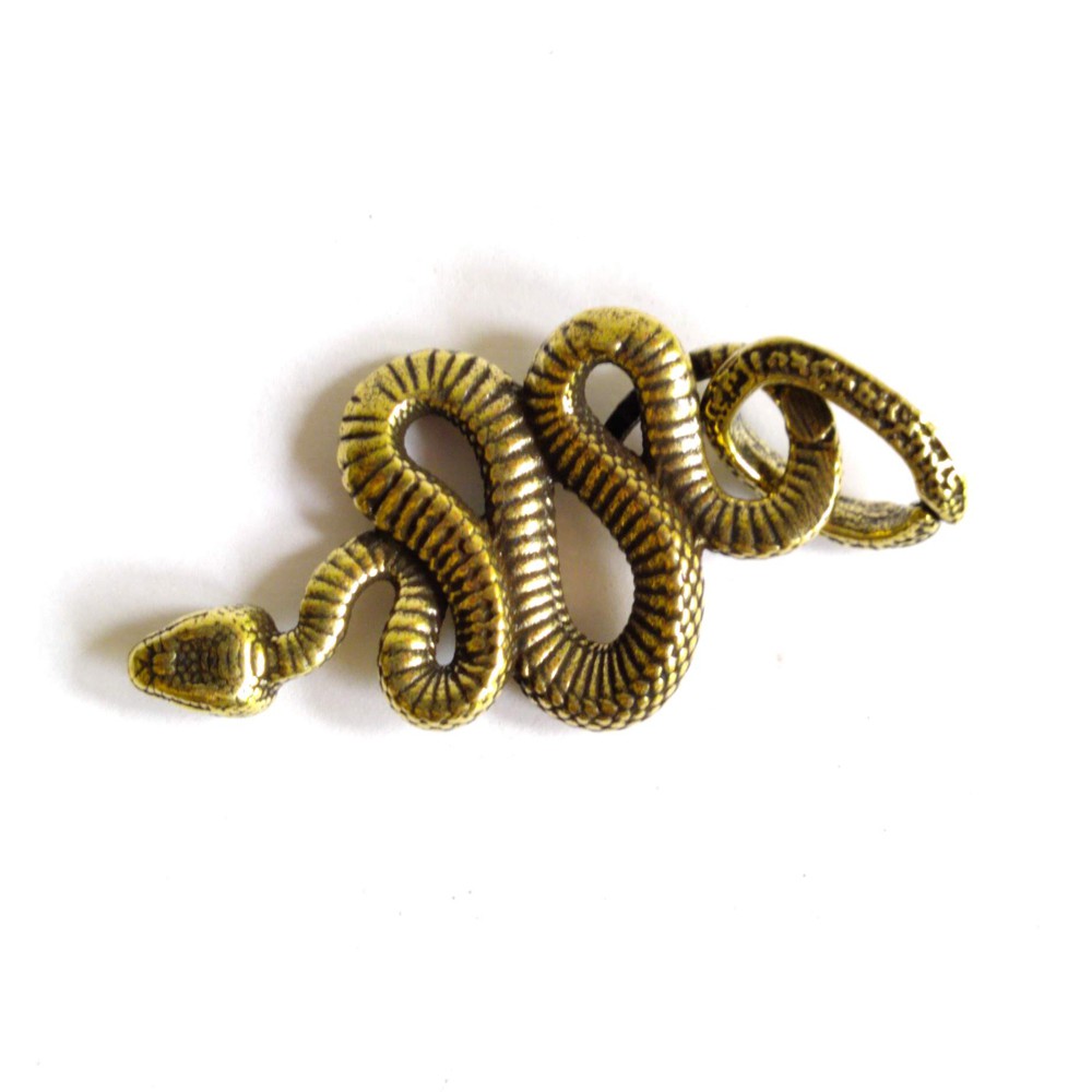 Tượng rắn mini bằng đồng giá rẻ làm phụ kiện tiểu cảnh, phụ kiện bàn trà, trang trí bonsai, làm móc khóa | BigBuy360 - bigbuy360.vn