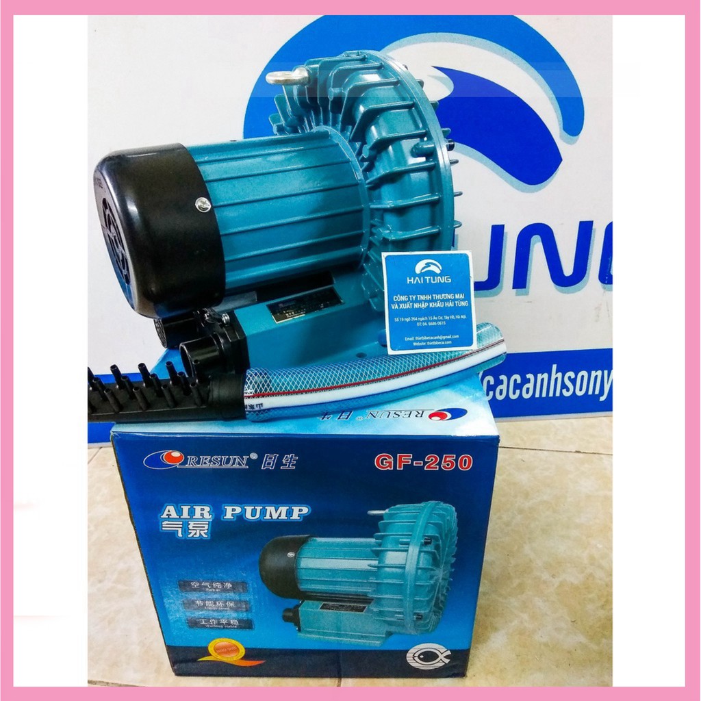 Máy sủi khí oxy Resun GF250 (máy sủi cánh quạt chuyên dụng cho bể hải sản)